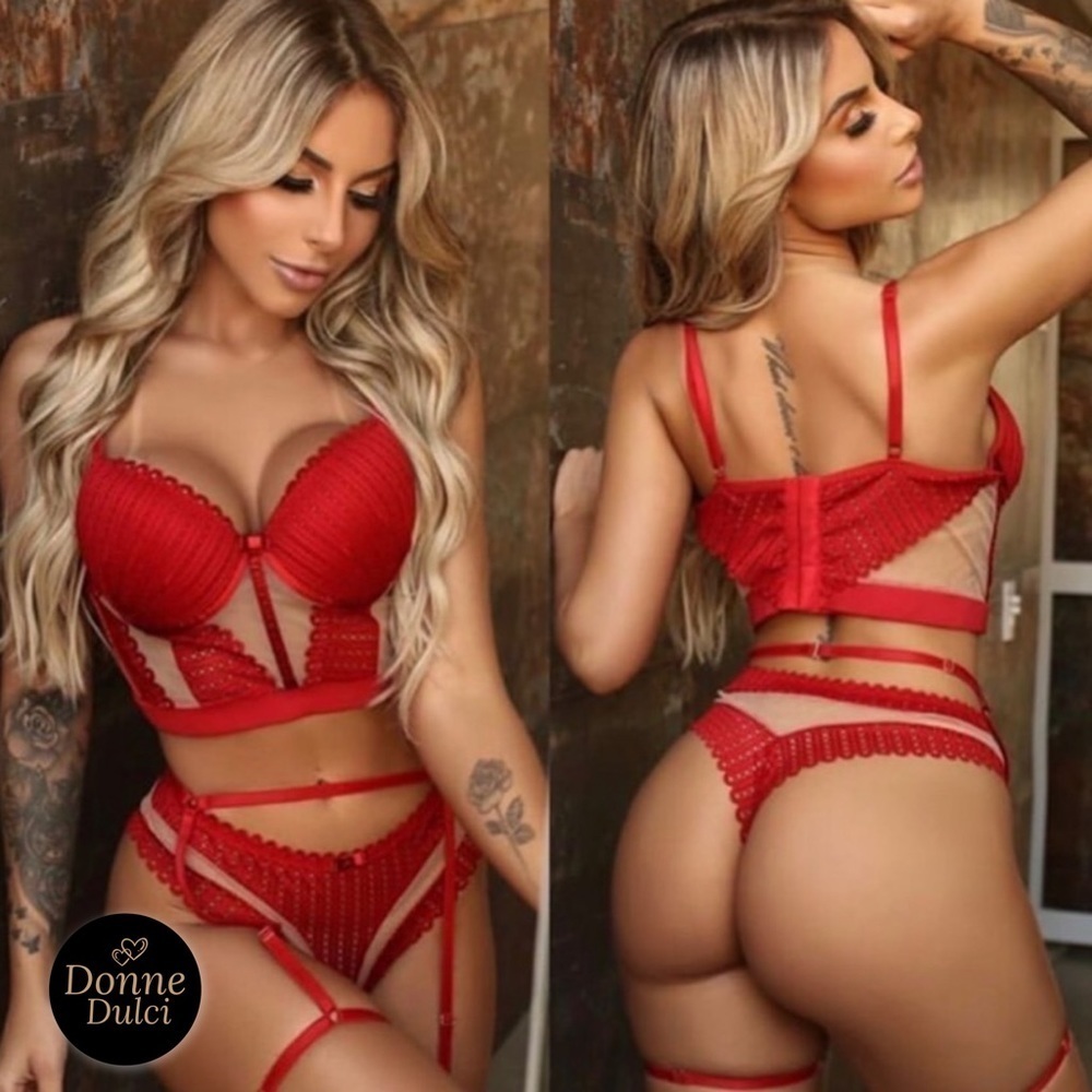 Moon Dance push-up Bustier & bikini panty set